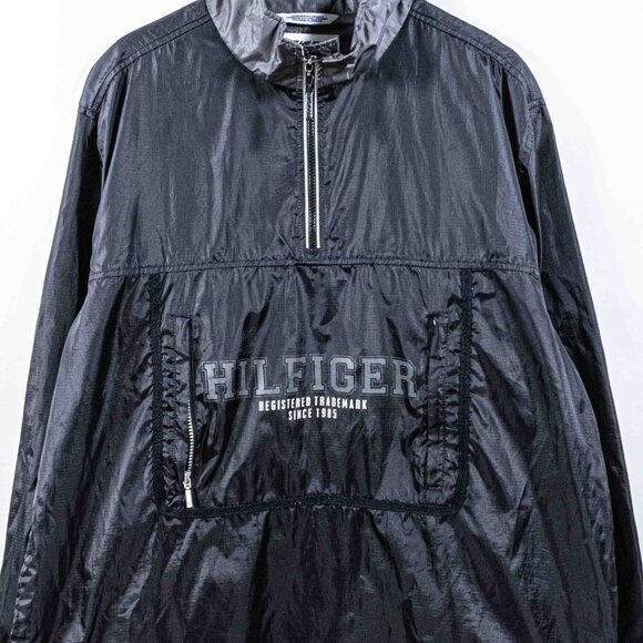 Tommy Hilfiger Athletics Pullover Windbreaker Jacket Large Y2K Hip Hop - Picture 2 of 12